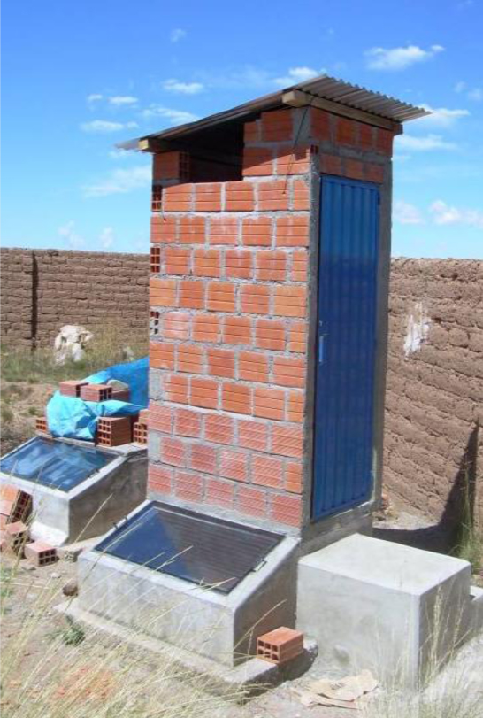 Solar latrine prototype
