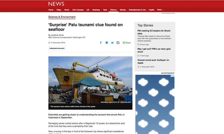Fritz colleagues find surprising clue to severity of Indonesia tsunami Fritz colleagues find surprising clue to severity of Indonesia tsunami