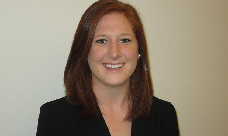 Master's student Annie Blissit, one of the American Council of Engineering Companies' 2016 Young Professionals of the Year.