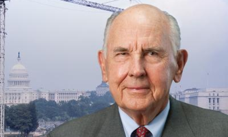 James Clark, former president and CEO of Clark Construction and founder of the A. James & Alice B. Clark Foundation. The foundation has given Georgia Tech $15 million to create a Clark Scholars Program for students who want to study engineering. (Photo Courtesy: A. James and Alice B. Clark Foundation)