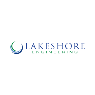 Lakeshore Engineering logo in blue